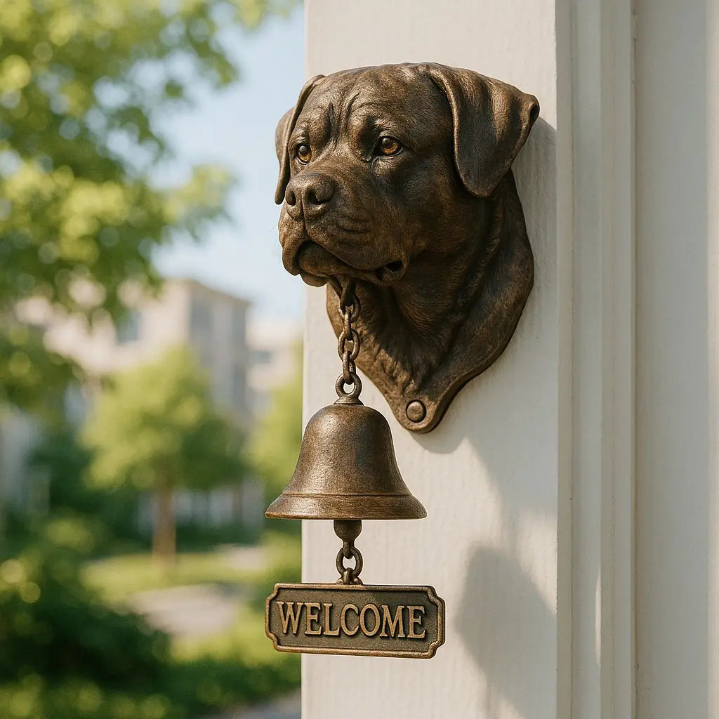 GuardianBell™ | Willkommens-Glocke Schäferhund — Symbol für Schutz & Gastfreundschaft