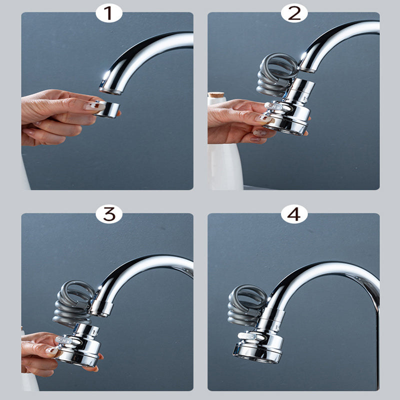 Wasserhahnaufsatz | 360° Flexibel & Drehbar | Mehr Kontrolle beim Spülen