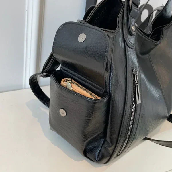 LuxeCarry™ | Leder-Tragetasche
