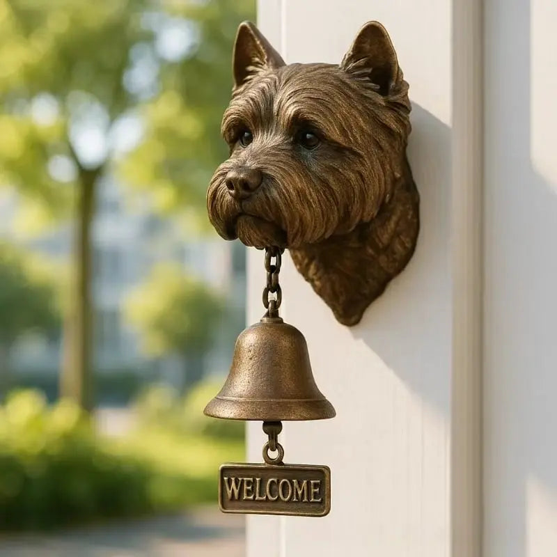 GuardianBell™ | Willkommens-Glocke Schäferhund — Symbol für Schutz & Gastfreundschaft