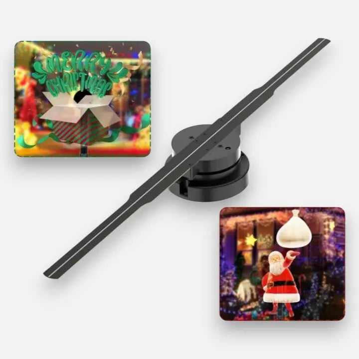 HoloGlow™ | 3D Holografischer LED-Display-Ventilator