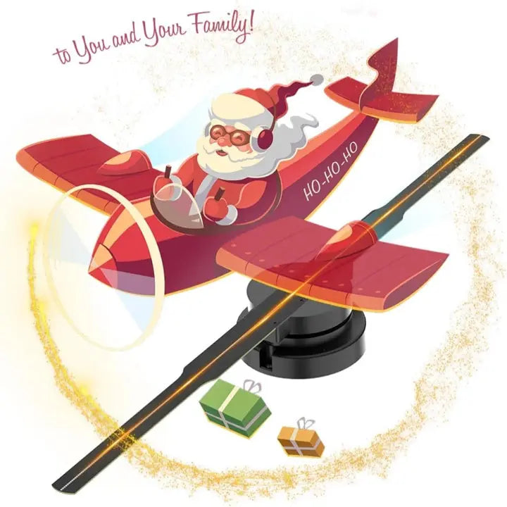 HoloGlow™ | 3D Holografischer LED-Display-Ventilator