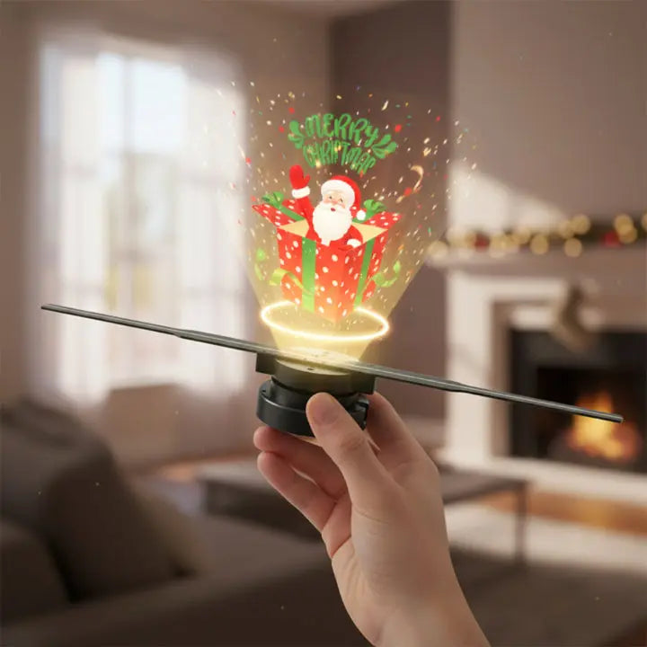 HoloGlow™ | 3D Holografischer LED-Display-Ventilator