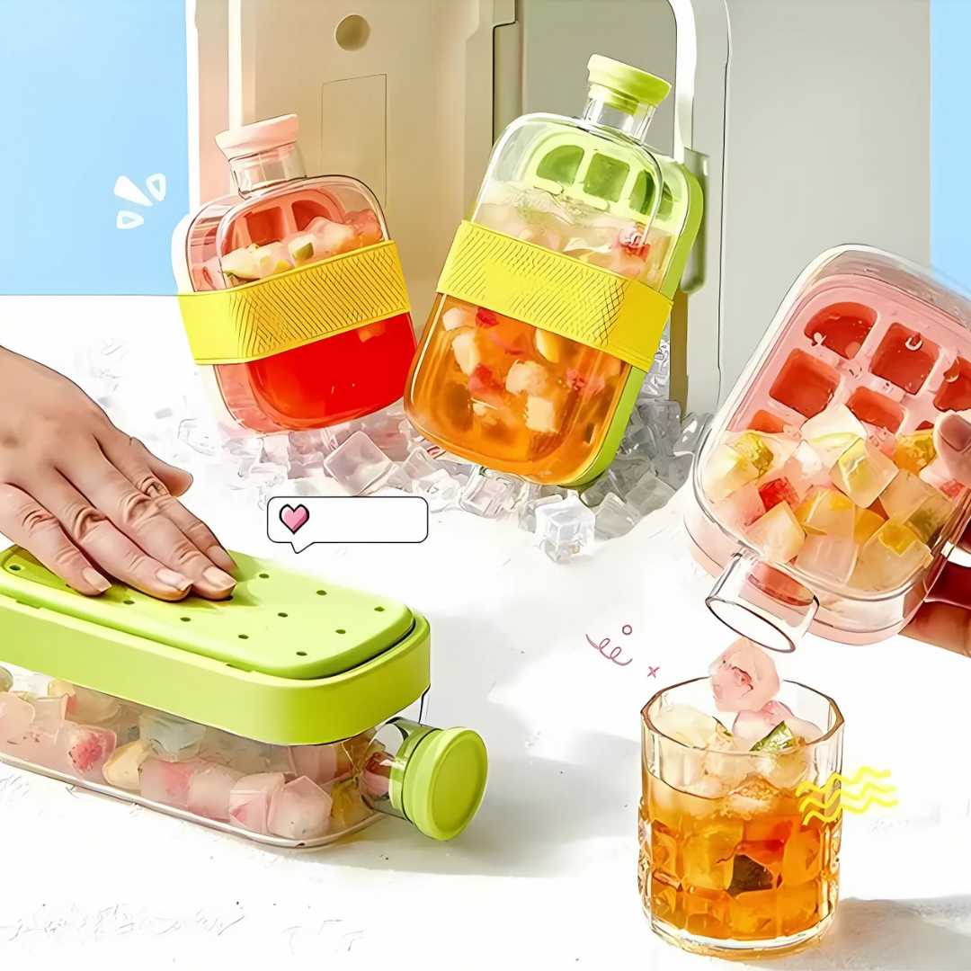 IceCube™ | 2-in-1 Eisschale & Flasche