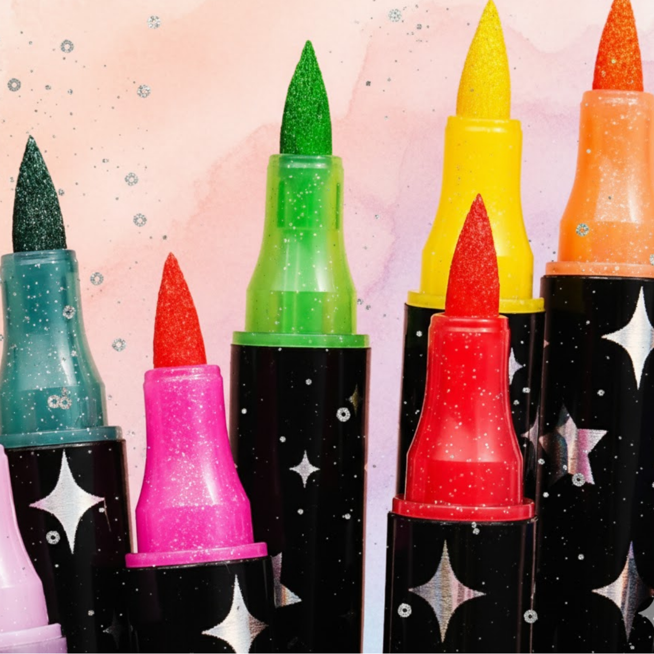 SparkLuxe™ | Doppelseitige Glitzerstifte für kreative Köpfe