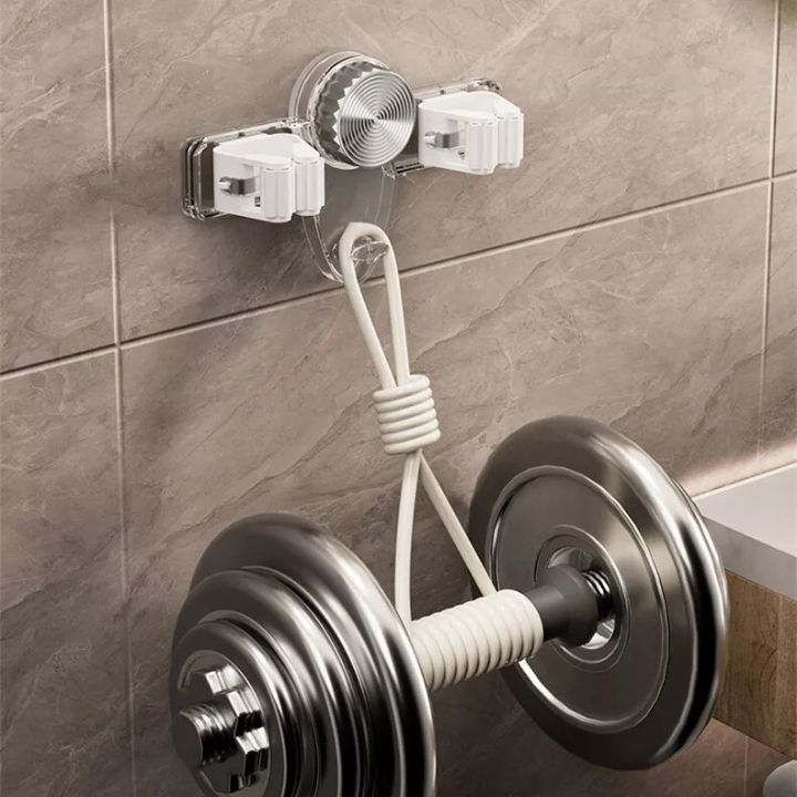 1+1 Gratis | FlexHold | Starker Besenhalter ohne Bohren – Platzsparende & sichere Aufbewahrung