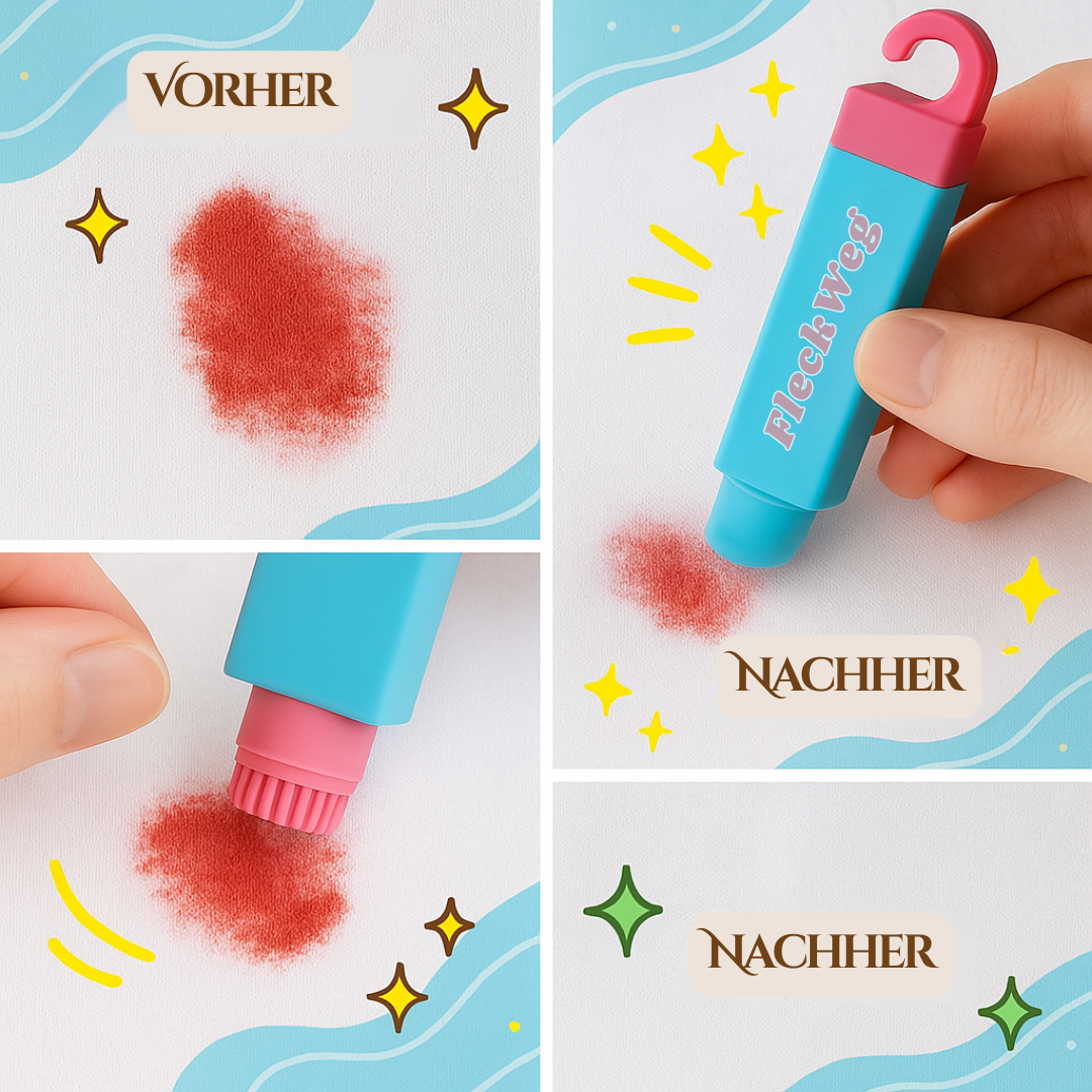 1+1 Gratis | FleckWeg™ | Fleckenentfernungsstift
