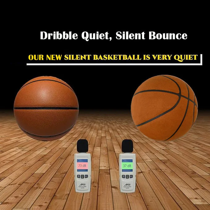 QuietBounce™ | Genießen Sie Basketball in der Halle, ohne lautes Aufprallen!