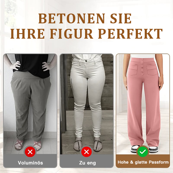 KomfortPlus™ | Lässige Stretch-Hose mit hoher Taille für Frauen