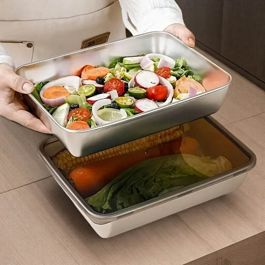 1+1 Gratis | MealMate™ | Luftdichte Stahlbox