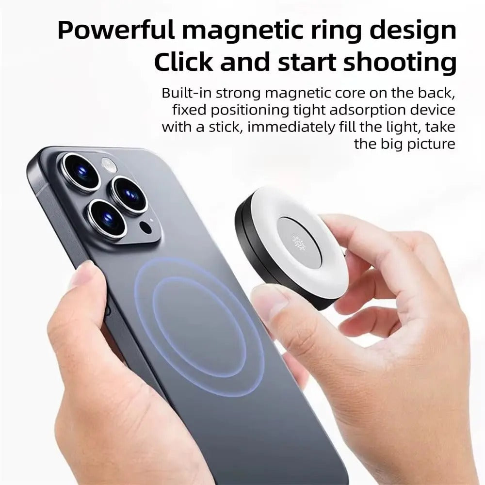 MagRingLight™ | Magnetischer Lichtdiffusor — Perfektes Licht für Foto & Livestream