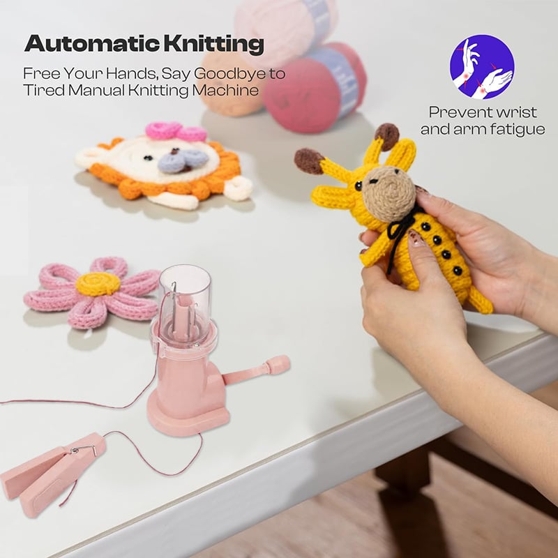 Schnellstrickgerät für Kordeln™ | Gleichmäßiges Stricken leicht gemacht