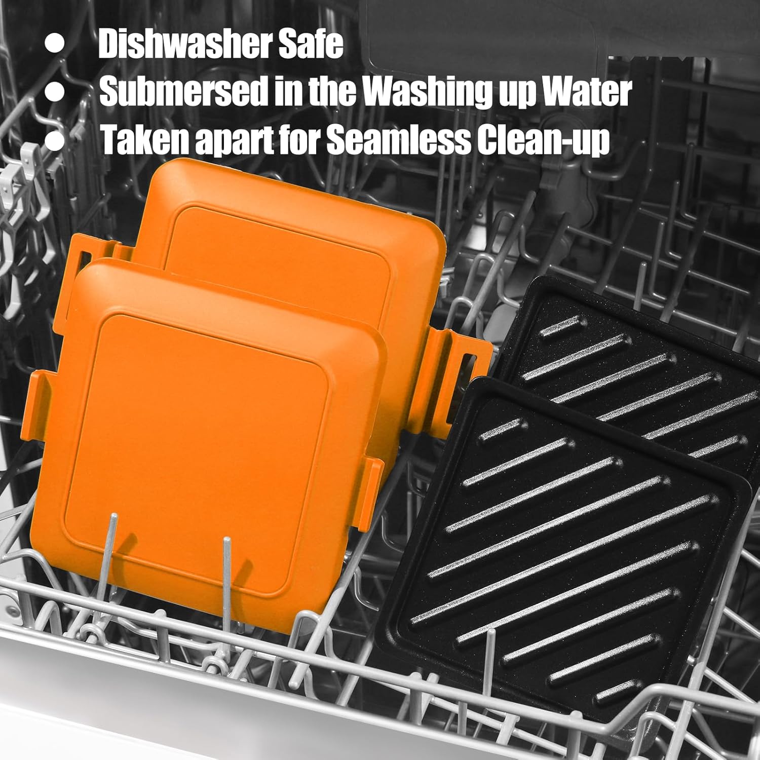 ToastEase™ | Kompakter Mikrowellen-Toastie-Sandwichmaker für schnelle Snacks