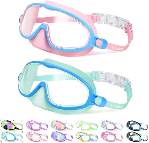 1+1 Gratis | AquaShield™ | HD-Großrahmen-Schwimmbrille für Kinder