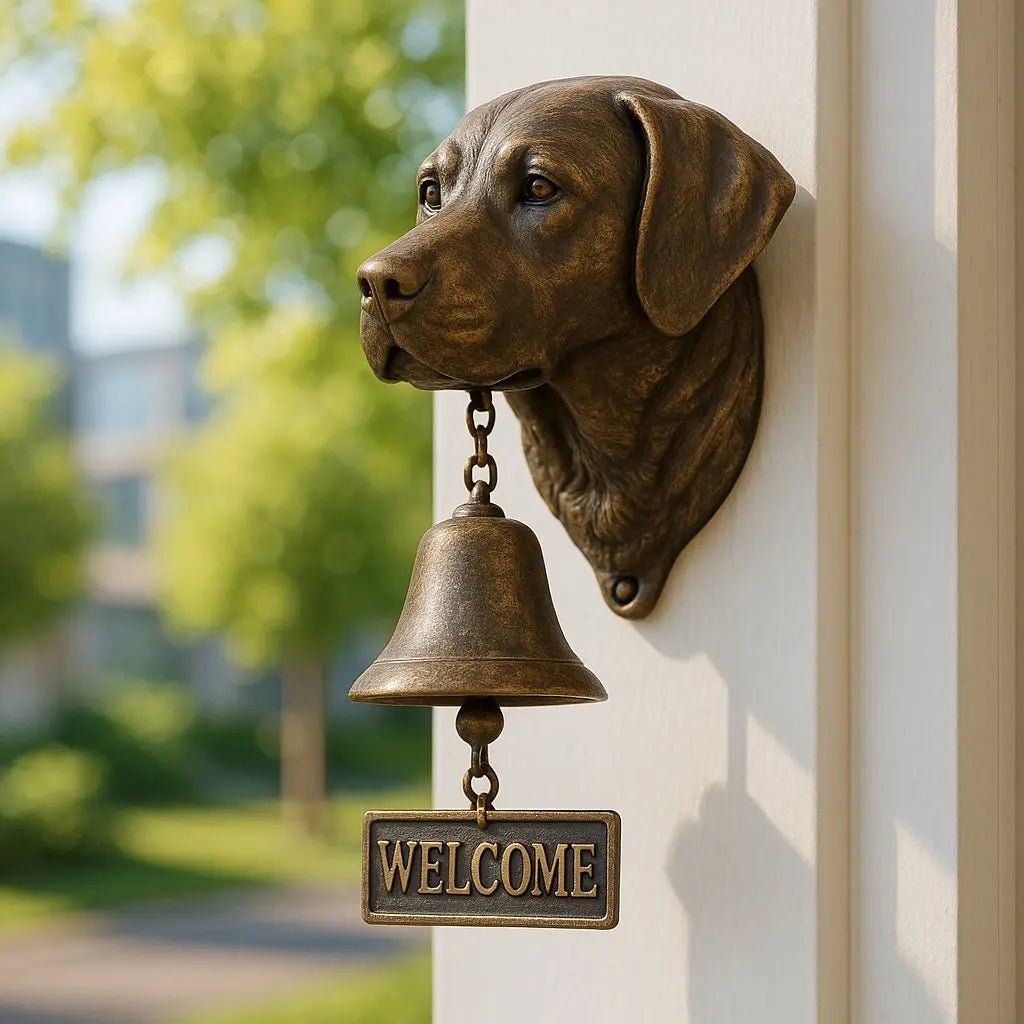 GuardianBell™ | Willkommens-Glocke Schäferhund — Symbol für Schutz & Gastfreundschaft