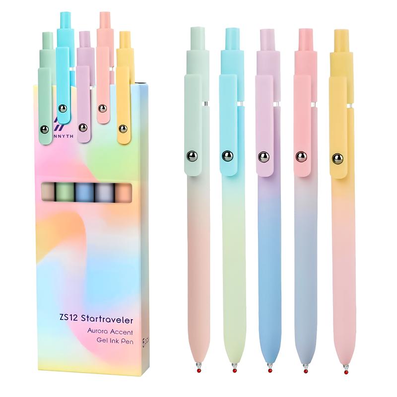 50% RABATT | PenLux™ | 5-teiliges Gelstift-Set mit Farbverlauf
