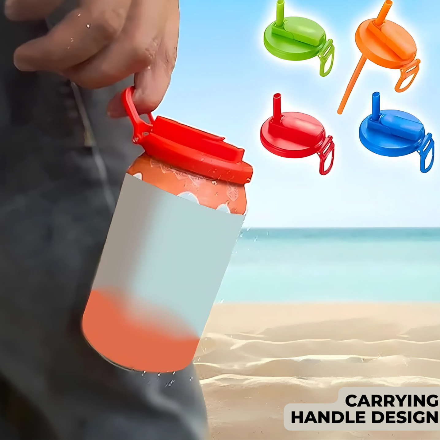 2+2 GRATIS | SipCap™ | Trinken Sie sauber, überall!