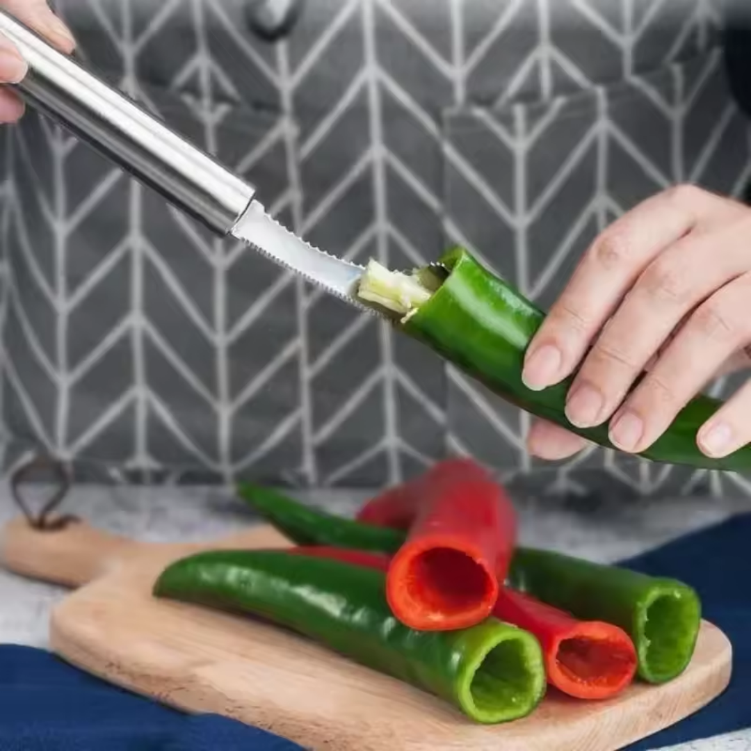1+1 GRATIS | SliceCore™ | Paprika-Kerner & Samenentferner