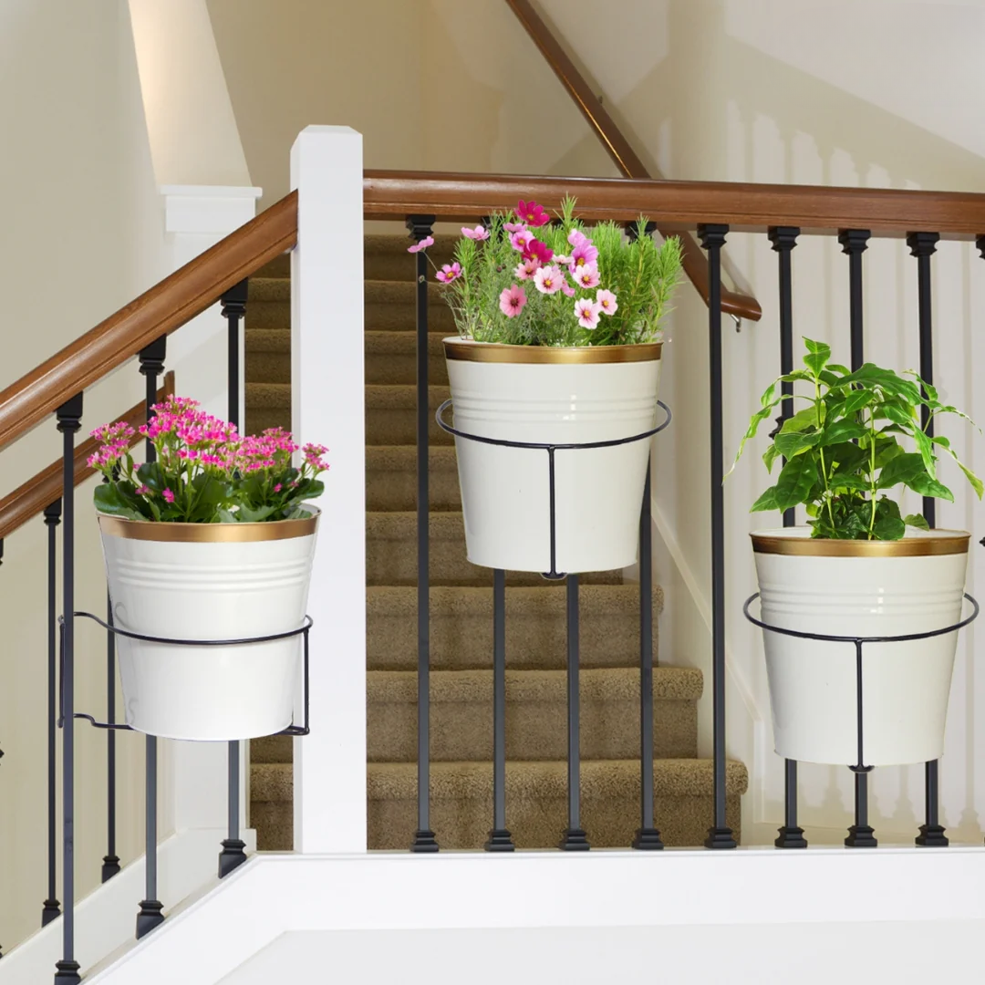 1+1 Gratis | FloraFrame™ | Hängende Blume Metall Topf Stand