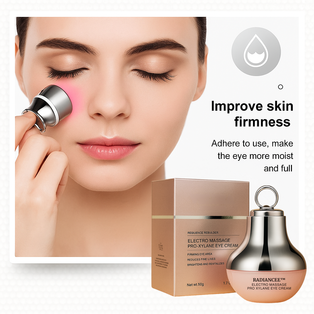 50% Rabatt | Radiancee™ | Premium Augencreme mit Mikro-Vibrationsmassage