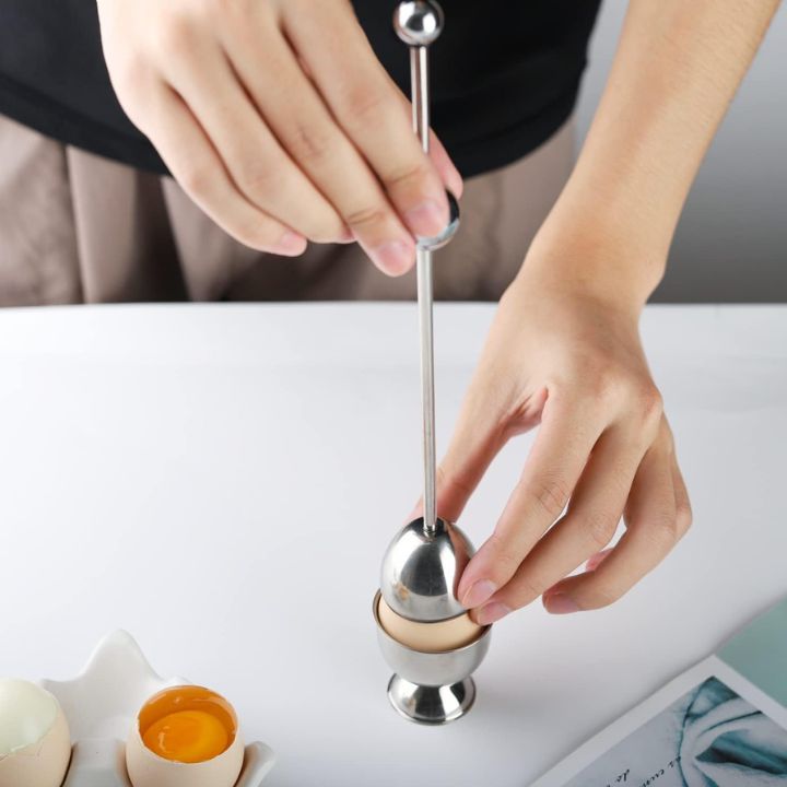 1+1 Gratis | Eggello™ | Edelstahl-Eieröffner – Präzises Öffnen mit Klopfeffekt