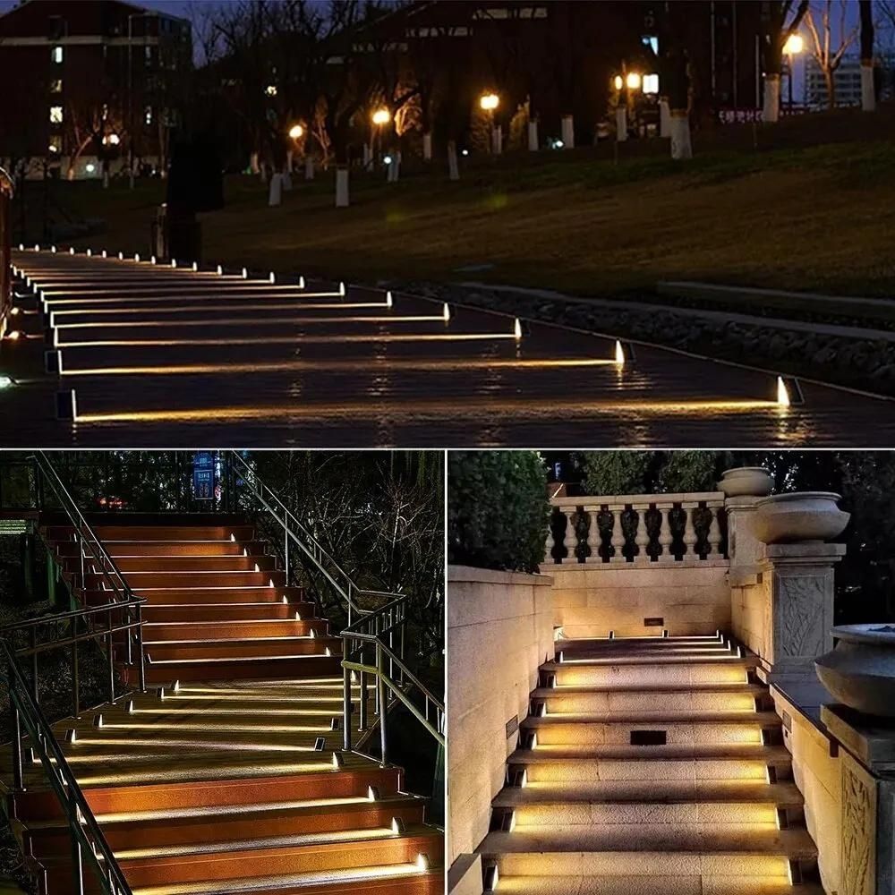 1+1 Gratis | GlowSteps™ | Erhellt eure Nächte mit stilvollen Treppenlichtern für den Außenbereich
