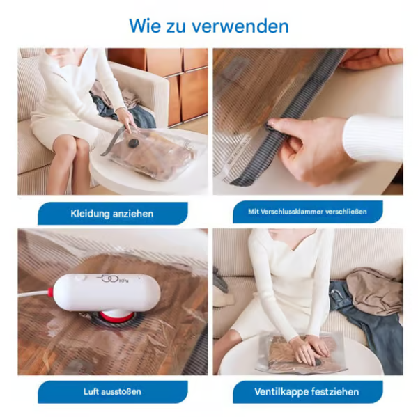 50% RABATT | SpaceSaver™ | Kompressionsbeutel