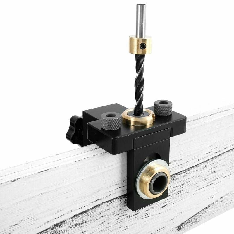 FlexiPunch | 3 in 1 Einstellbare Holzbearbeitung Bohren Locator Stanzer Werkzeuge