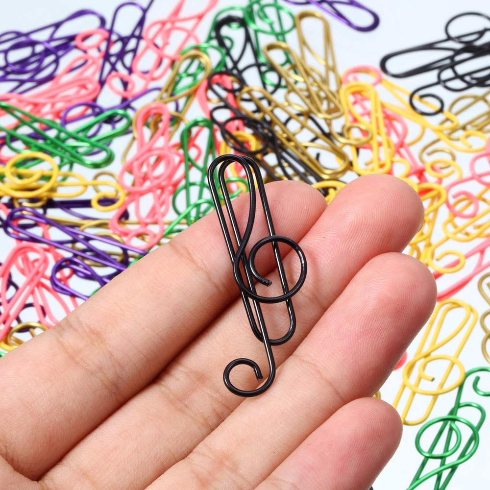 MelodyClips™ | Musiknoten-Büroklammern – für Schule, Büro & kreative Geschenke