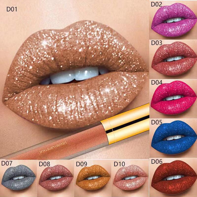 1+1 Gratis | GlimmerLip™ | Diamant Metallic Glitter Liquid Lipstick