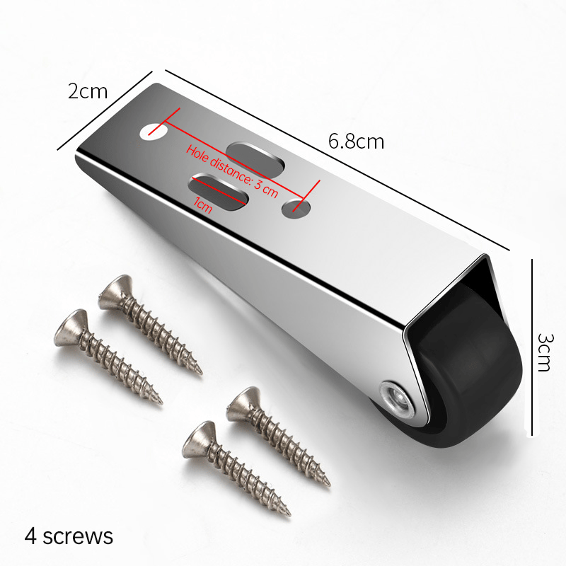 1+1 GRATIS | SqueakSafe™ | Drehbare Türrolle mit langem Halter