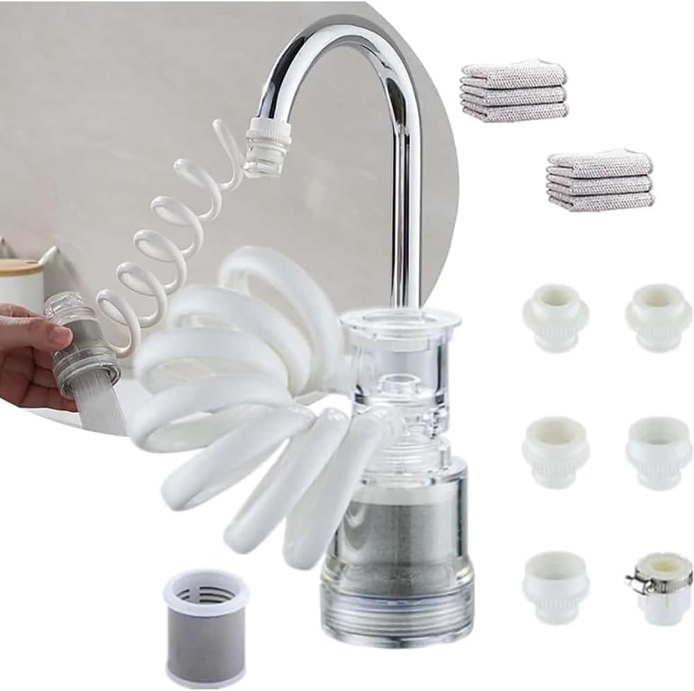 CleanFaucet | Universal Wasserhahn Wasserfilter - Reines, sauberes Wasser jedes Mal!