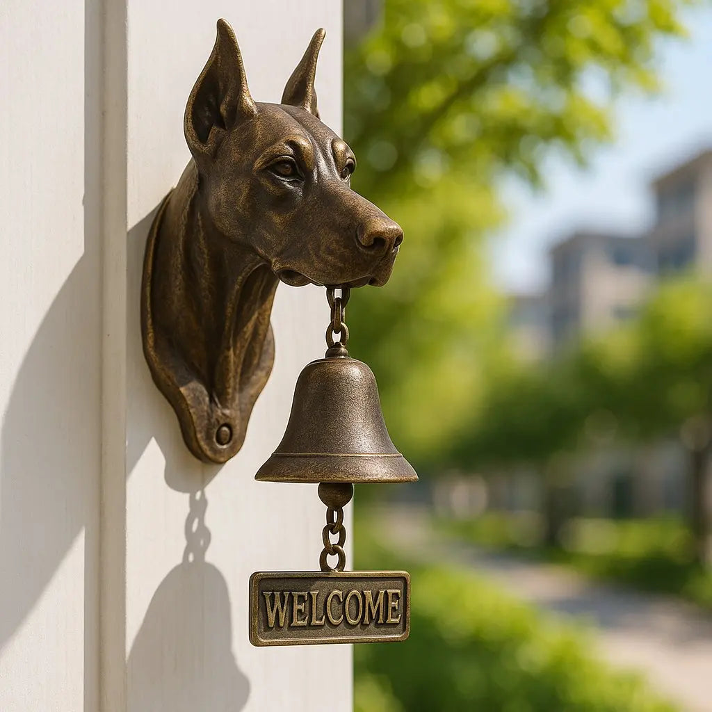 GuardianBell™ | Willkommens-Glocke Schäferhund — Symbol für Schutz & Gastfreundschaft
