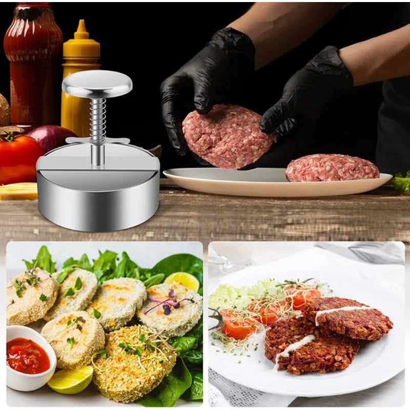 GrillMasterPro™ | Bereiten Sie schnell und einfach einen perfekt geformten, saftigen Burger zu