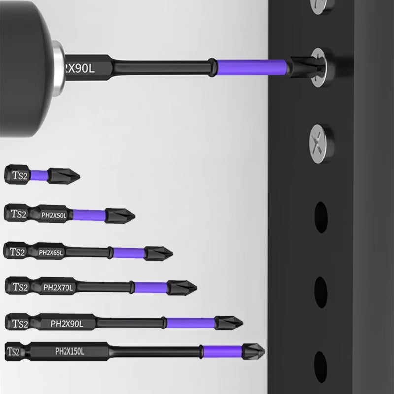 BitGrip™ | Anti-Rutsch-Schraubenbit (Satz von 6)