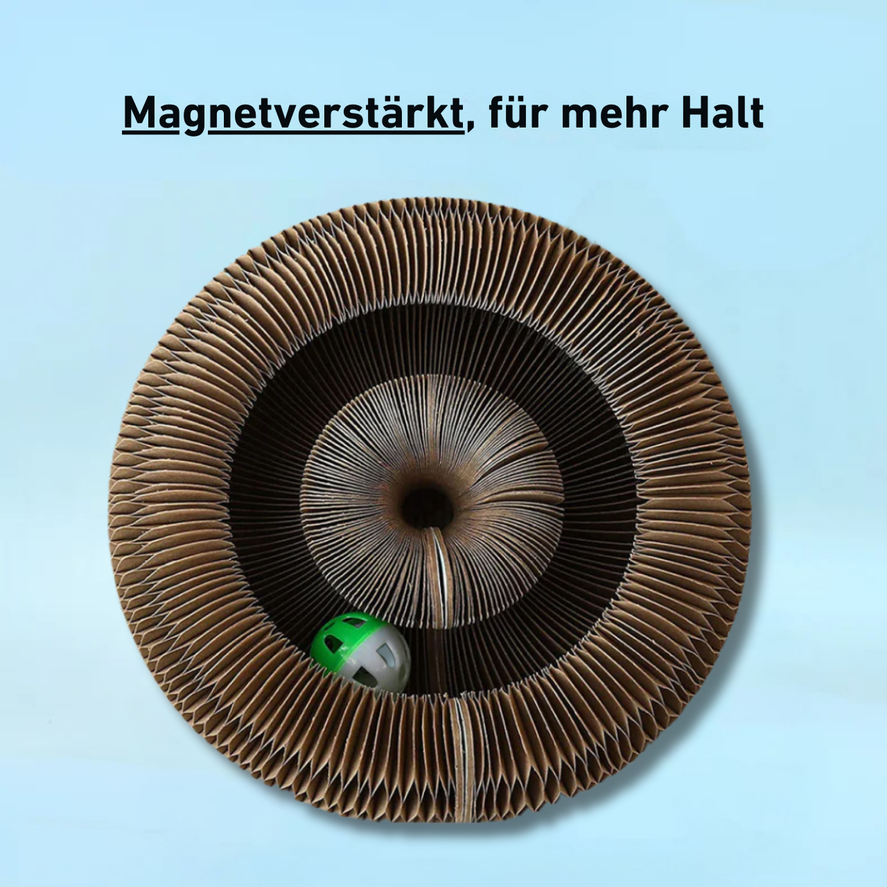 50 % Rabatt | ScratchPlay™ | Interaktives Kratzspiel mit Glöckchen für aktive Katzenmomente