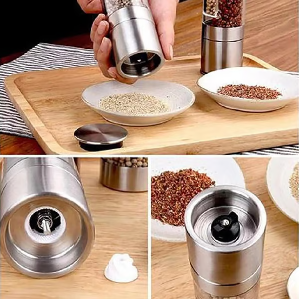1+1 Gratis| Grindio™ | Salz- und Pfeffermühle aus Edelstahl