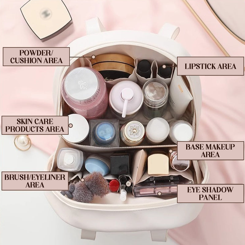 NeatNest  | Mehrschichtige muschelförmige Kosmetiktasche