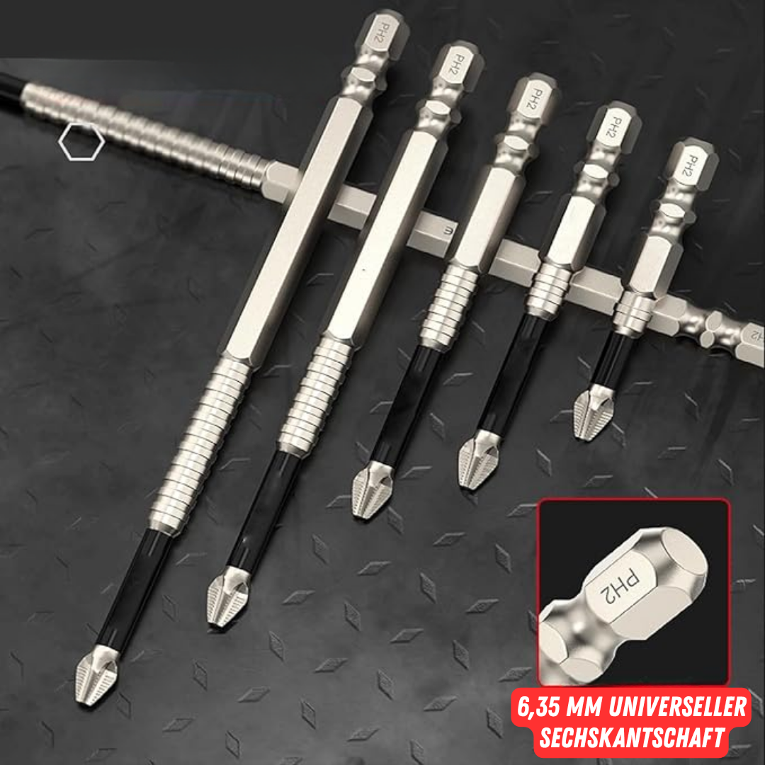 CoreGrip™ | Anti-Rutsch Bohrer-Bit Set