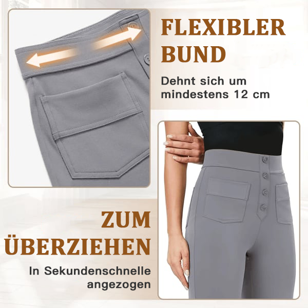 KomfortPlus™ | Lässige Stretch-Hose mit hoher Taille für Frauen