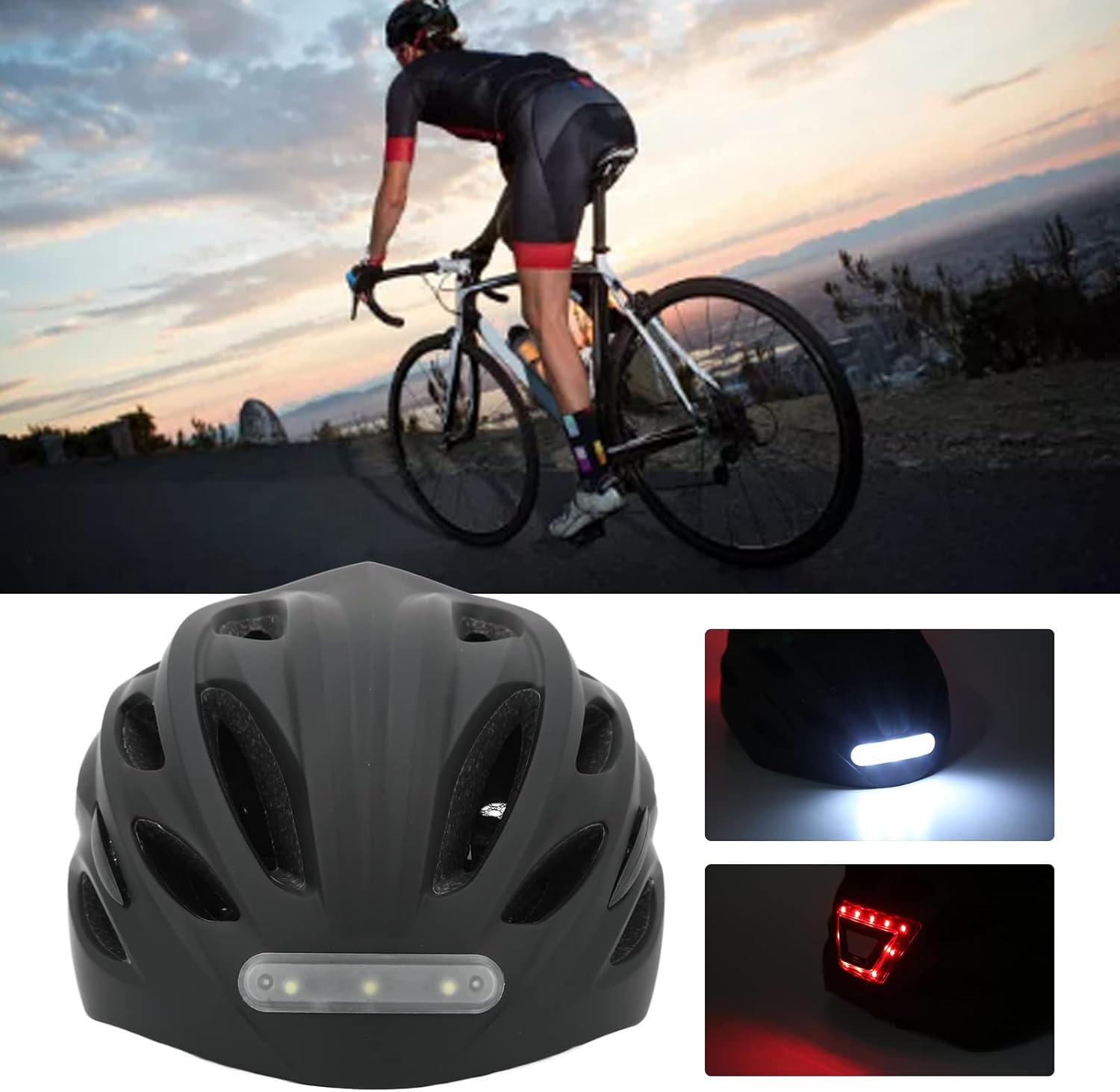 HelmSafe |  LED-Sicherheitsfahrradhelm - Bleiben Sie geschützt und sichtbar!