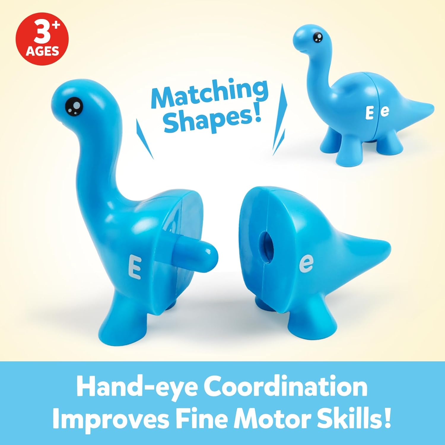 50% RABATT | Learnasaur™ | Alphabet-Dinosaurier-Set – Montessori Lernspielzeug für Kinder A–Z