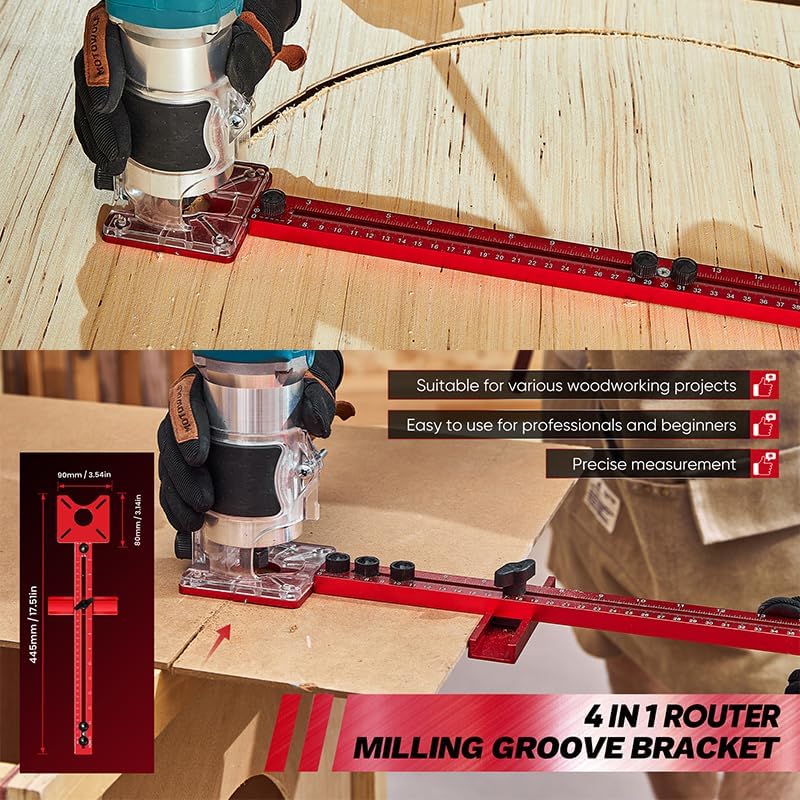 WoodMate™ | 3-in-1-Fräsführung für präzise Holzbearbeitung
