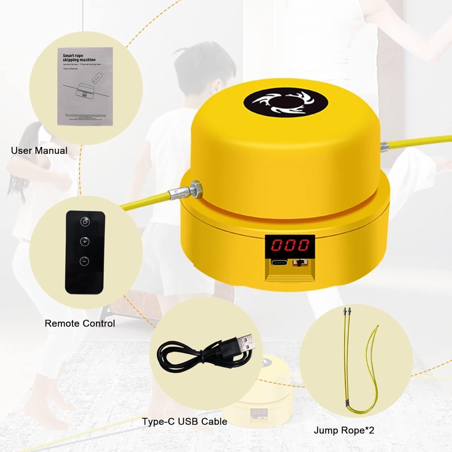SmartJump™ | Intelligentes elektrisches Drehseilsprunggerät