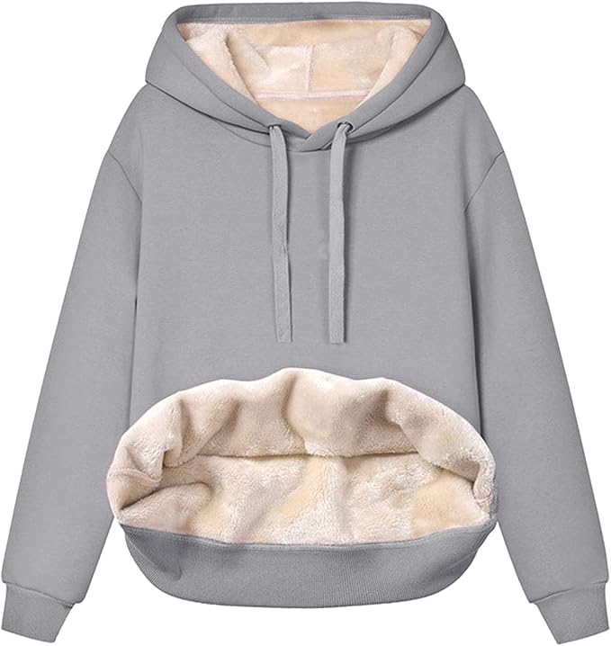 MeraLux™ | Fleece Kapuzenpullover - Stilvoller, flauschiger Hoodie mit luxuriösem Komfort und wohliger Wärme für den Winter