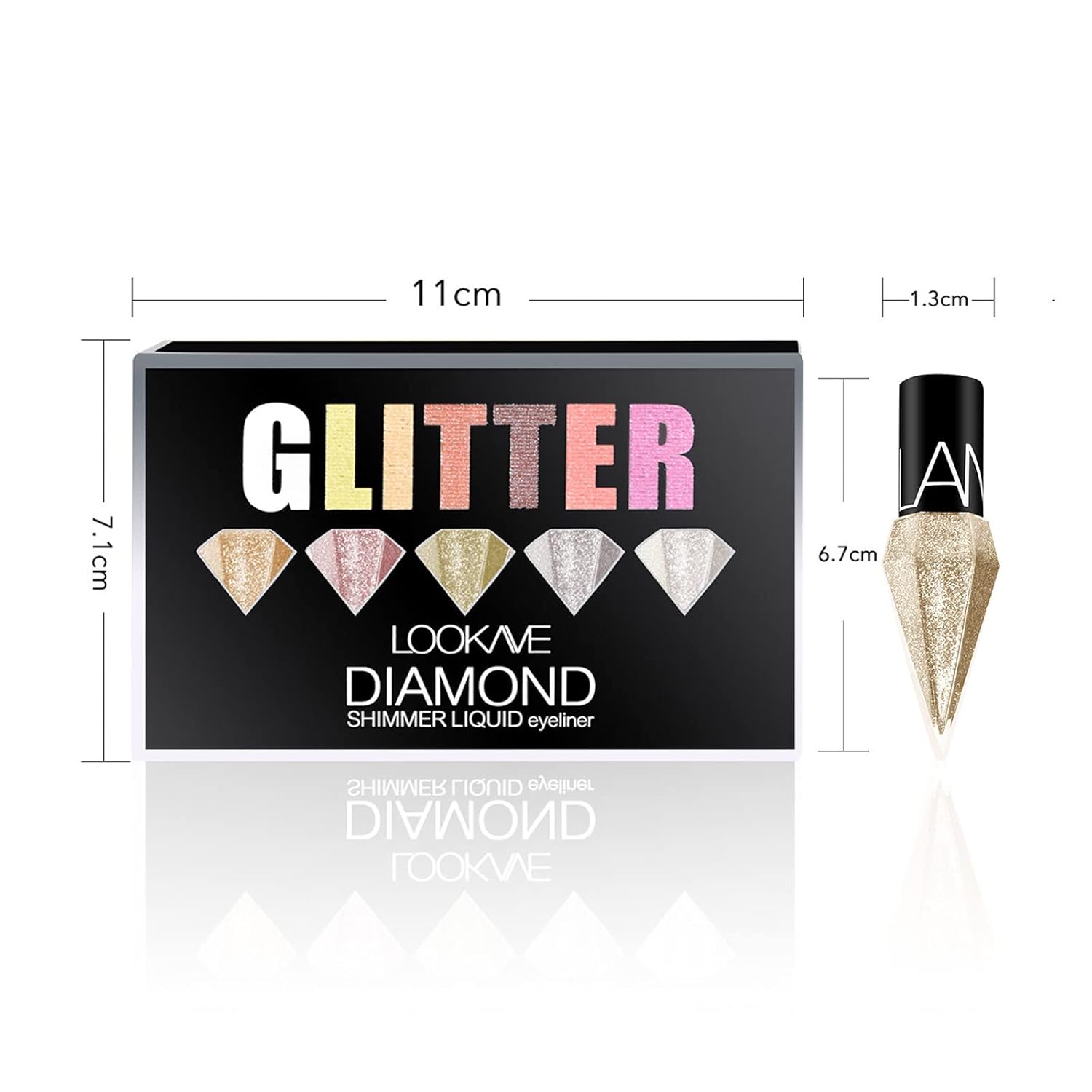 1+1 GRATIS | DiamondGlam™ | Flüssig-Eyeliner