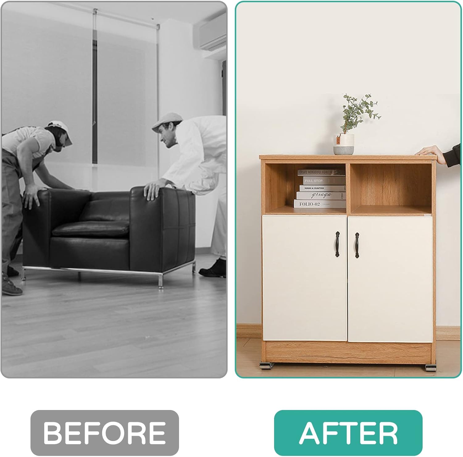1+1 Gratis | MoveEase™ | Möbelrücken ohne Gewalt leicht gemacht