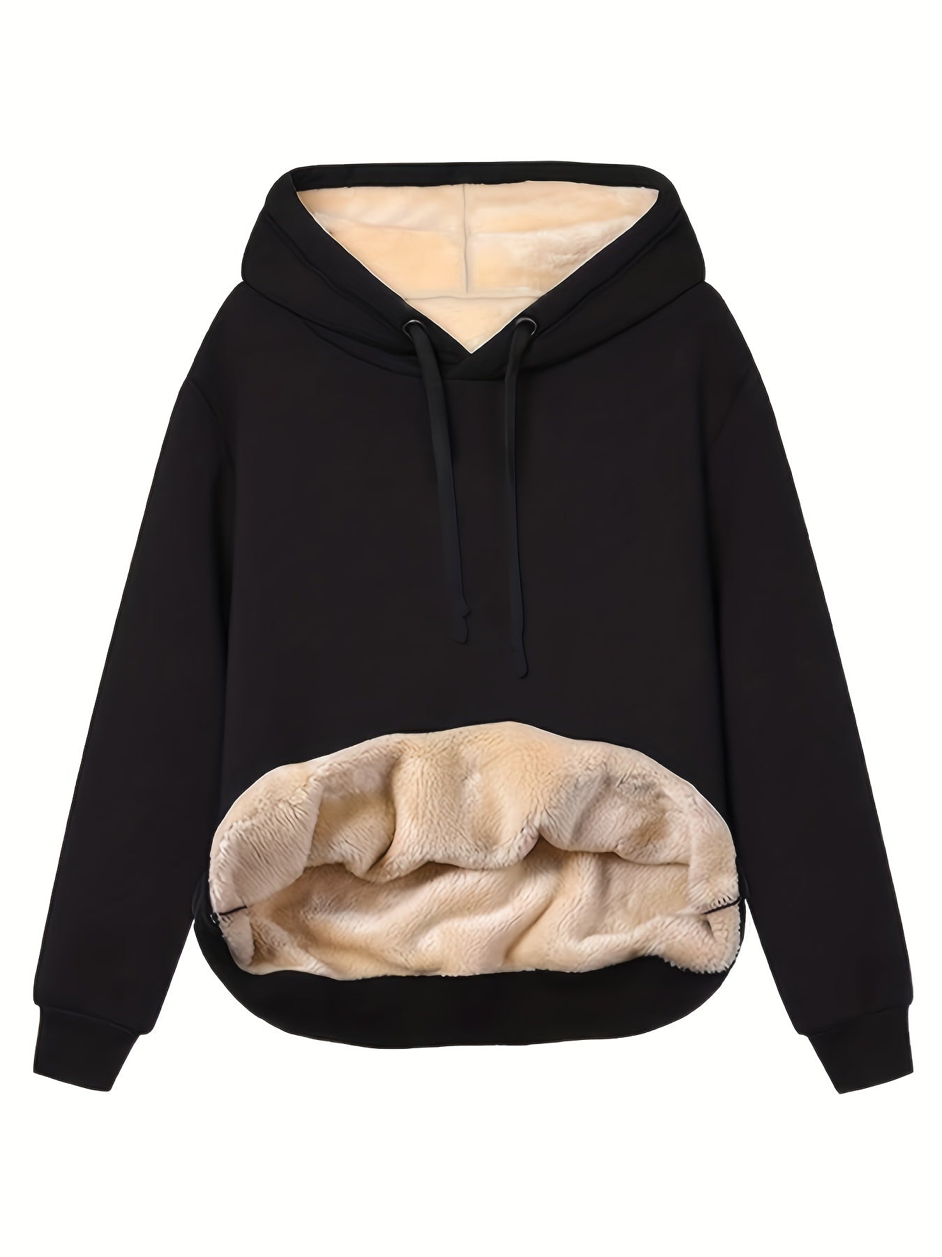 MeraLux™ | Fleece Kapuzenpullover - Stilvoller, flauschiger Hoodie mit luxuriösem Komfort und wohliger Wärme für den Winter