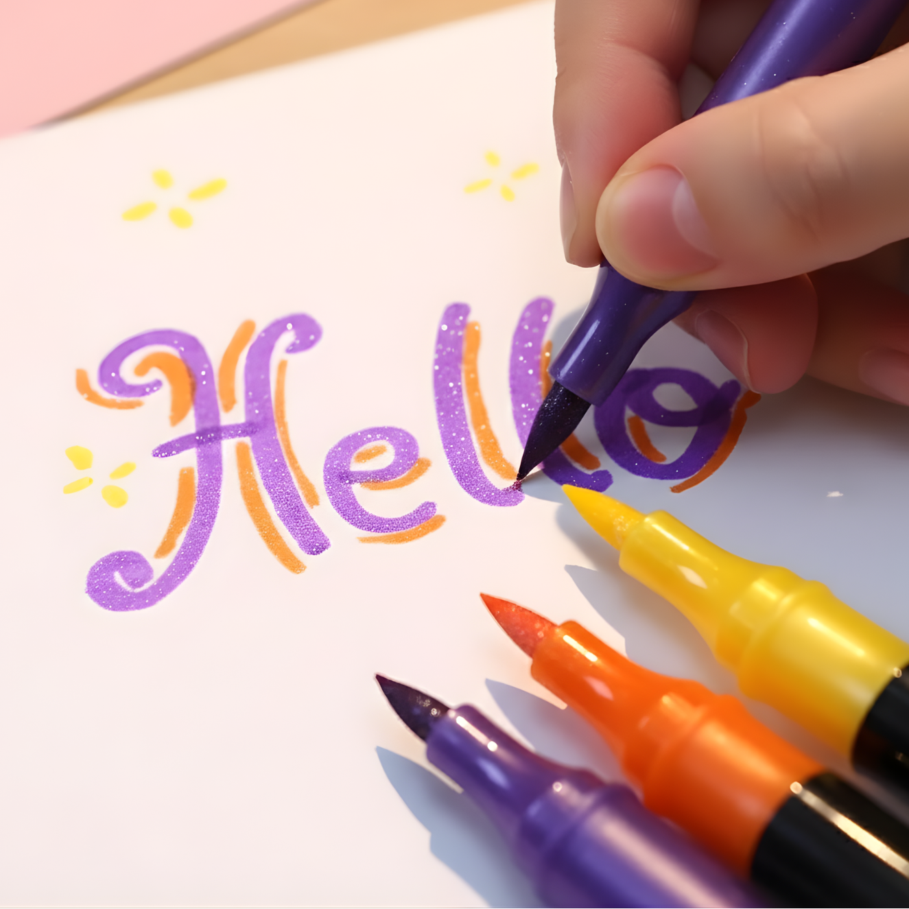 SparkLuxe™ | Doppelseitige Glitzerstifte für kreative Köpfe