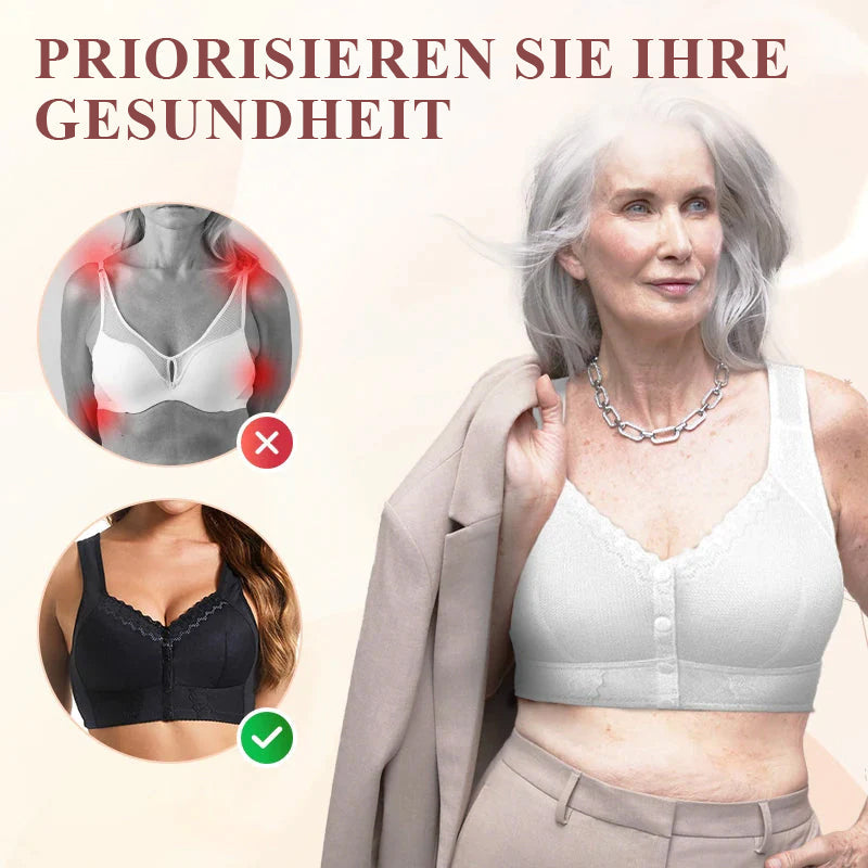1+1 Gratis | EasyFit Komfort-BH™ | Mit Stirnverschluss für Senioren